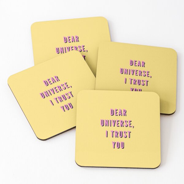 Item preview, Dear Universe I Trust You, Inspirational, Motivational, Universe, Magic, Manifest designed and sold by Magic Love Art Print.
