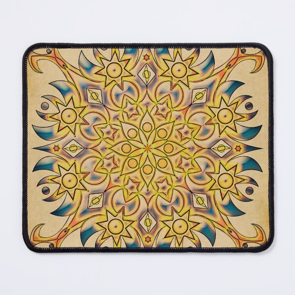 Item preview, Mandala 03 BIG - 4 angels - yellow designed and sold by extramuros-cf.