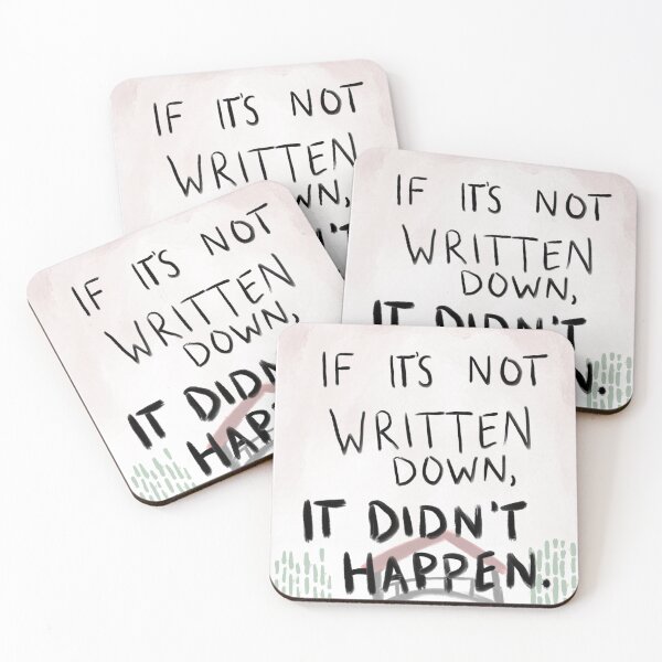 Item preview, Ancient Compliance Proverb - Write it Down! (general) designed and sold by oksanao.