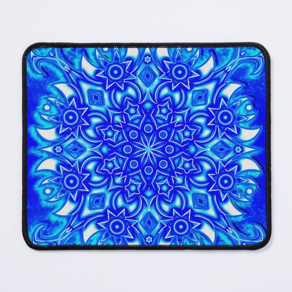 Item preview, Mandala 03 BIG - 4 angels - blue ice designed and sold by extramuros-cf.
