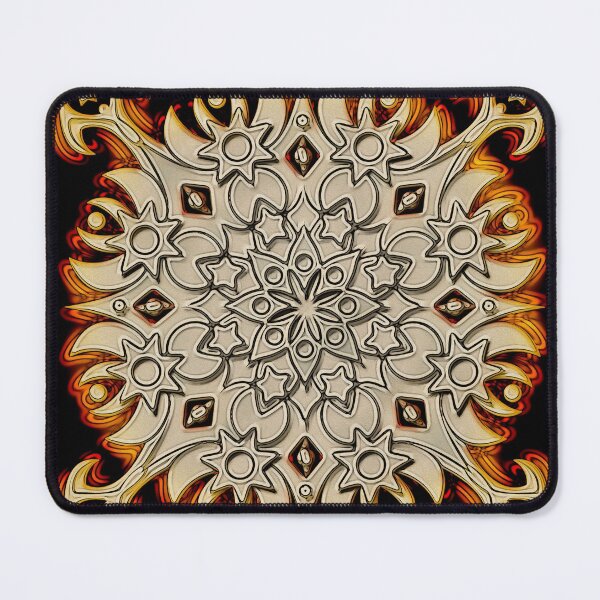 Item preview, Mandala 03 BIG - 4 angels - silver designed and sold by extramuros-cf.