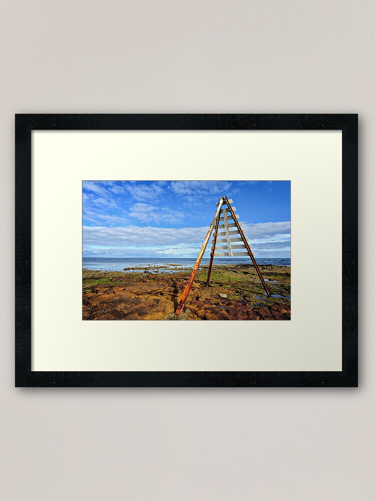 Alternate view of Navigational Marker - Rickett's Point Framed Art Print