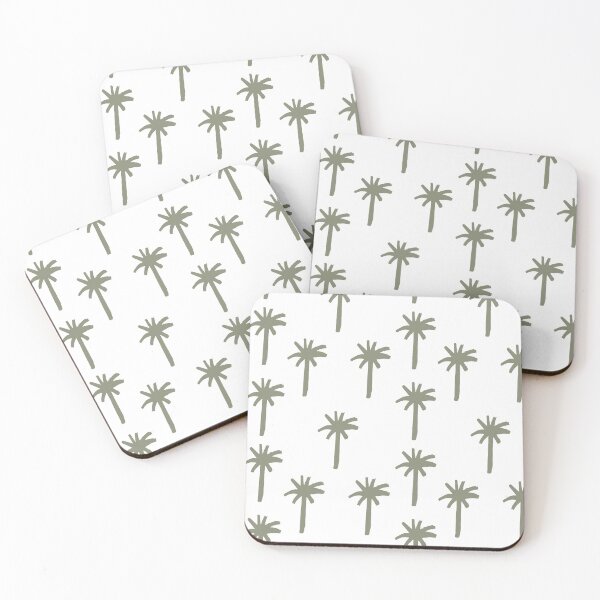 Item preview, Palm tree pattern forest green designed and sold by Gabba Delgado.