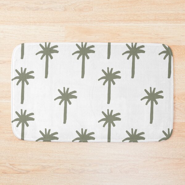 Item preview, Palm tree pattern forest green designed and sold by Gabba Delgado.