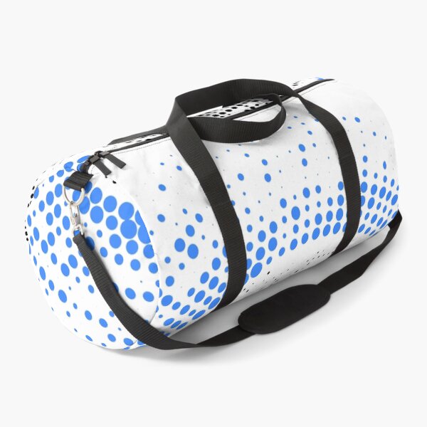 Item preview, Abstract halftone circle dot design in blue black color designed and sold by risingrocket.