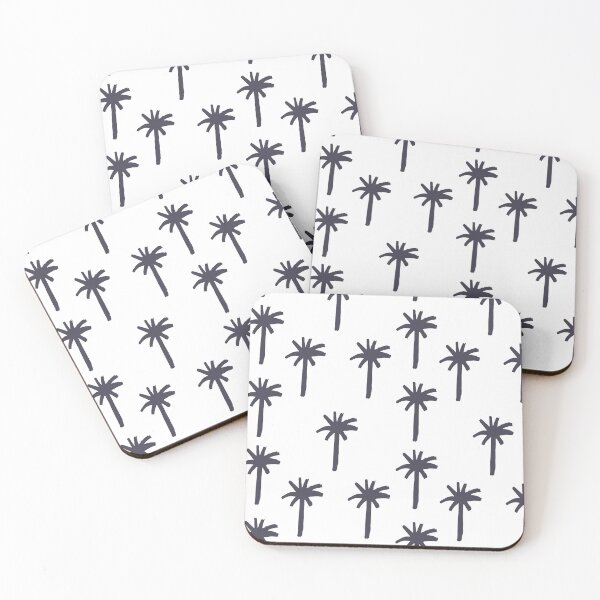 Item preview, Palm tree gray pattern designed and sold by Gabba Delgado.