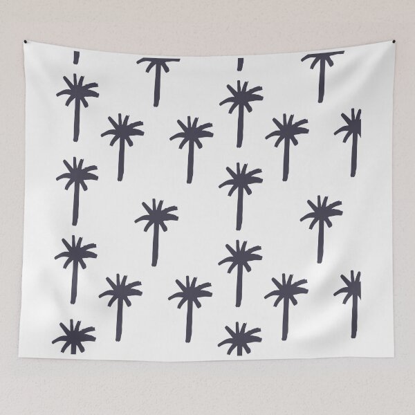 Item preview, Palm tree gray pattern designed and sold by Gabba Delgado.