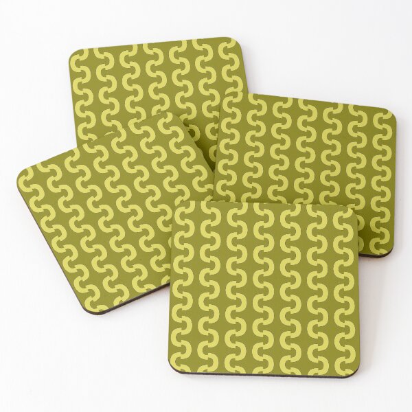 Item preview, Curves (Offset Pattern yellow) designed and sold by TheScraggyBeard.