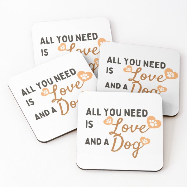 Item preview, All You Need is Love and a dog " good dog "  Sticker   designed and sold by zadbey.