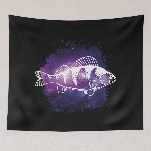 Artikelvorschau, Barsch Fisch T-ShirtFisch Barsch Fischen Tierfarben Cool Symbol Icon Fisher Splatter Silhouette entworfen und verkauft von GundLamb.