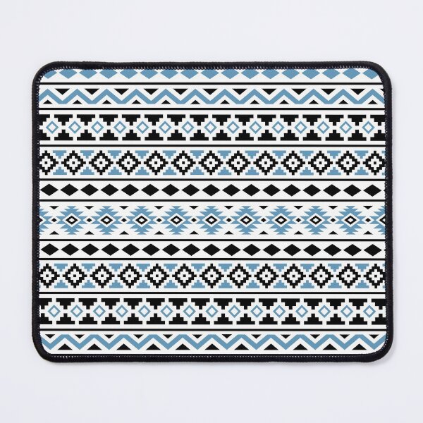 Item preview, Aztec Essence Pattern II Light Blue Black White designed and sold by NataliePaskell.