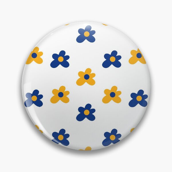 Item preview, Blue and Yellow Tyler Flowers designed and sold by bold-concepts.