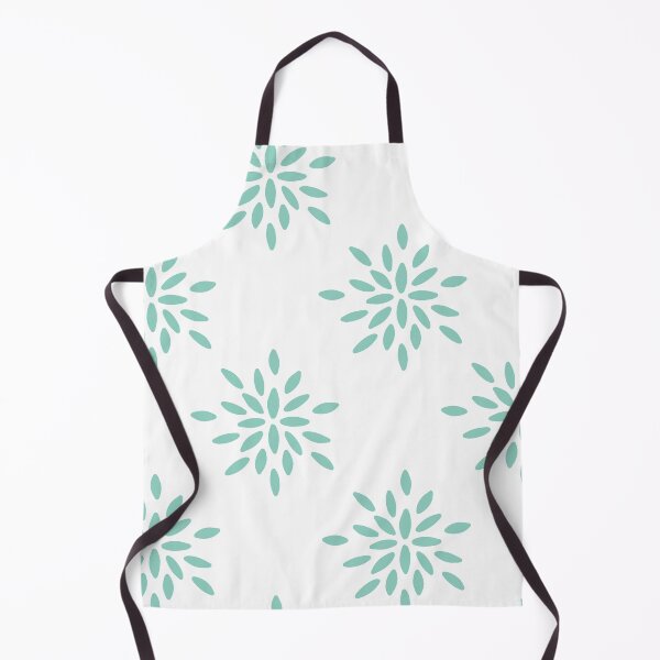 Item preview, Geometric flower blue pattern designed and sold by Gabba Delgado.