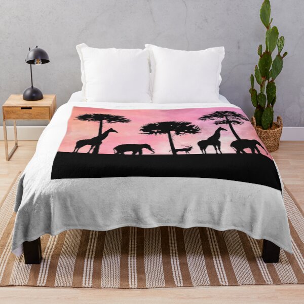 Item preview, Retro Vintage Sunset Africa At Night designed and sold by flofin.