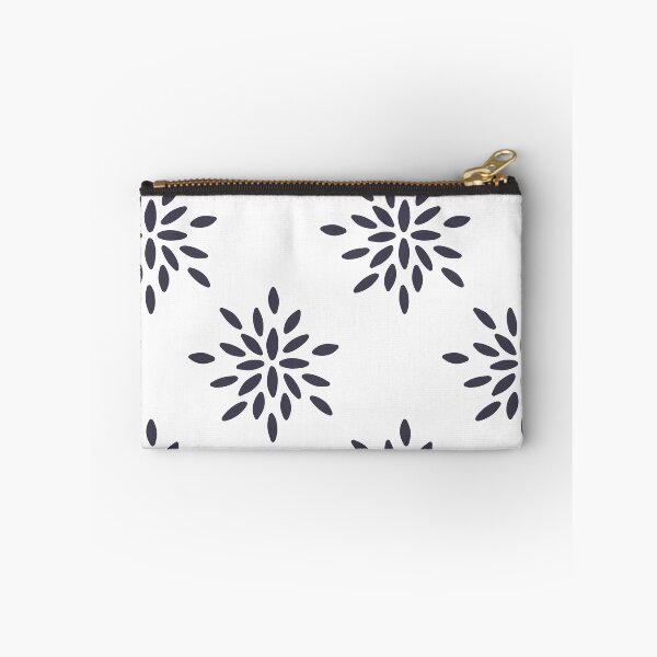 Item preview, geometric flower gray pattern designed and sold by Gabba Delgado.