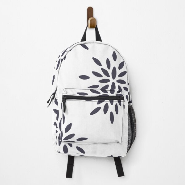 Item preview, geometric flower gray pattern designed and sold by Gabba Delgado.