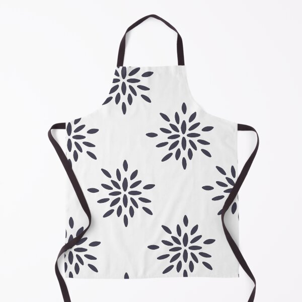 Item preview, geometric flower gray pattern designed and sold by Gabba Delgado.