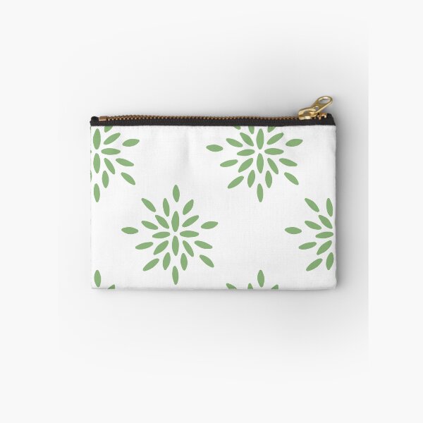 Item preview, Geometric flower pattern green designed and sold by Gabba Delgado.