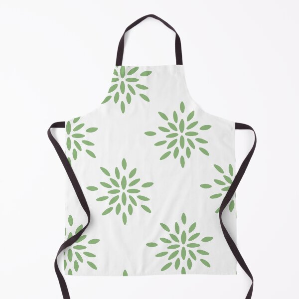 Item preview, Geometric flower pattern green designed and sold by Gabba Delgado.