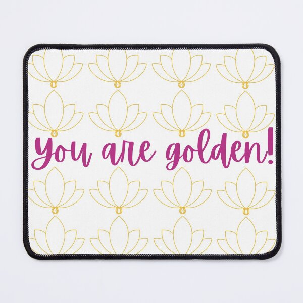 Item preview, Inspirational Quote You are Golden designed and sold by Tammystribe.