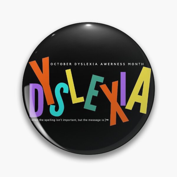 Item preview, Dyslexia, October dyslexia awareness month designed and sold by Lillieoandco.