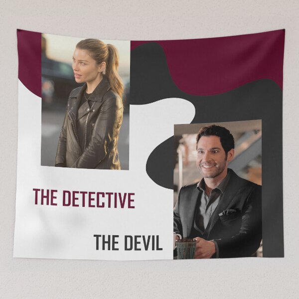 Item preview, The devil and The Detective designed and sold by FrancescaNasta.