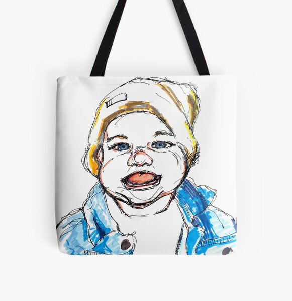 Baby All Over Print Tote Bag