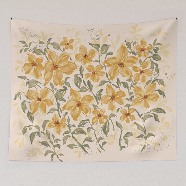 Item preview, Yellow Flowers Illustration  designed and sold by MercuryV.