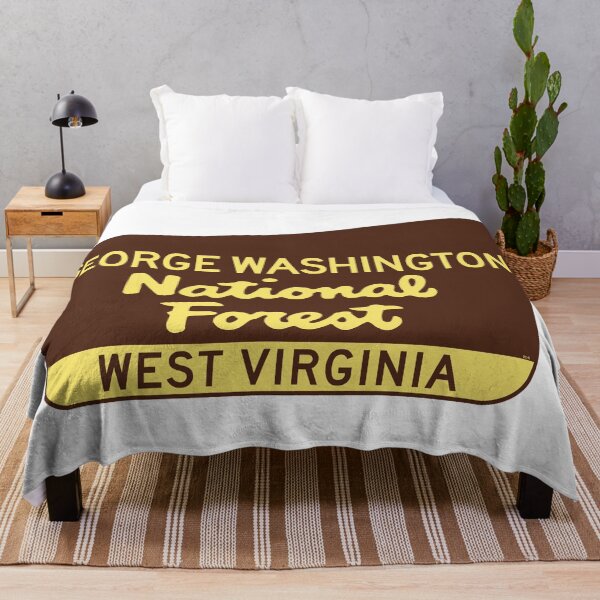 Item preview, George Washington National Forest West Virginia Laptop Luggage Bumper WV designed and sold by DESTINATIONS DECAL.