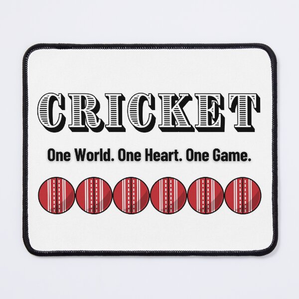 Item preview, One World One Heart One Game - Cricket designed and sold by PHLDesign.