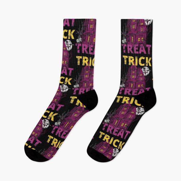 Item preview, Scary Haunted House Trick or Treat Distressed Vintage designed and sold by 133DandC.
