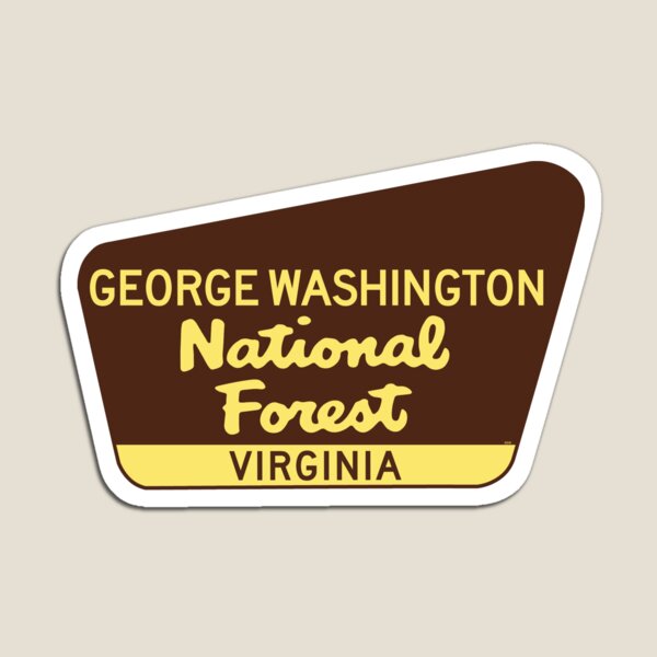 Item preview, George Washington National Forest Virginia Laptop Luggage Bumper VA designed and sold by DESTINATIONS DECAL.