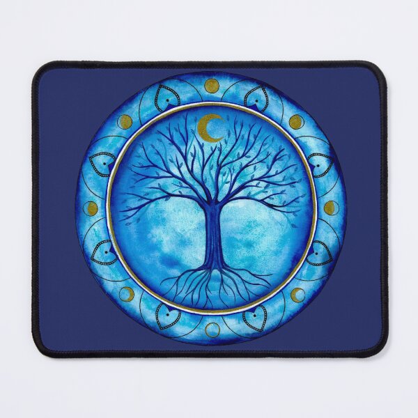 Item preview, Blue moon phases tree designed and sold by AmethysteCrea.