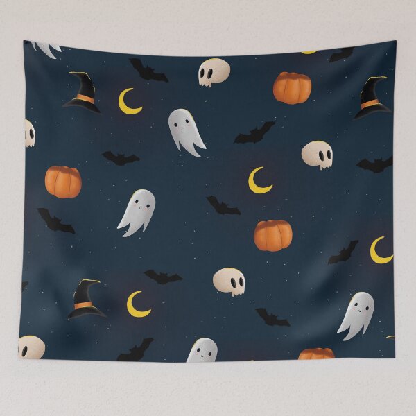 Item preview, Halloween Decorative Pattern designed and sold by FantasySkyArt.