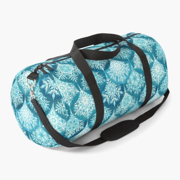 Item preview, Frozen Mermaid Snowflake Scales in Teal Blue designed and sold by micklyn.