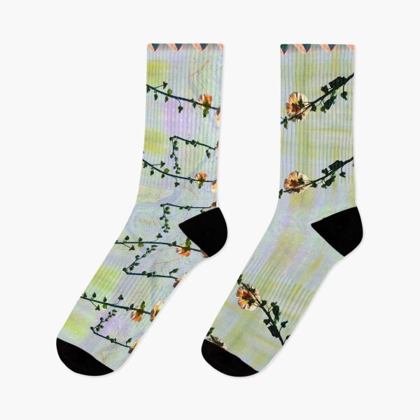 Item preview, Hollyhocks, Hockey Pucks, Holyokes designed and sold by StudioBoomBoom.