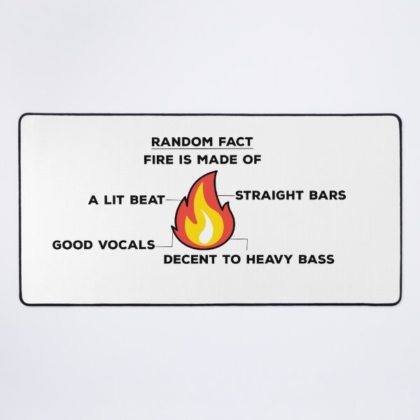 Item preview, Music Producer Random Fact What Makes Fire designed and sold by AritraSur.