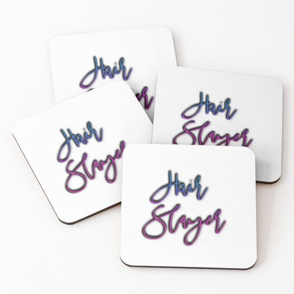 Item preview, Hairstylist Neon Light Hair Slayer Quote designed and sold by Nicole Creates.