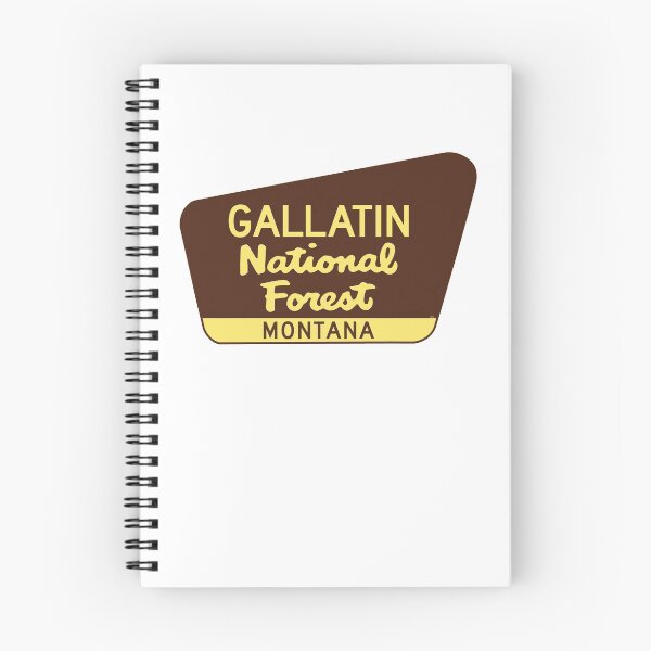 Item preview, Gallatin National Forest Montana Laptop Luggage Bumper MT designed and sold by DESTINATIONS DECAL.
