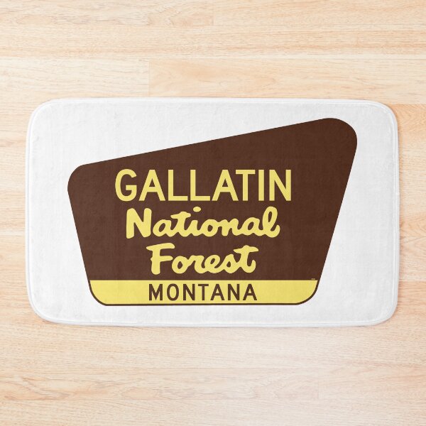 Item preview, Gallatin National Forest Montana Laptop Luggage Bumper MT designed and sold by DESTINATIONS DECAL.