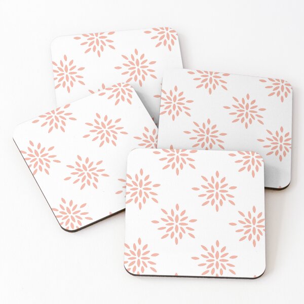 Item preview, Geometric flower pattern pink designed and sold by Gabba Delgado.