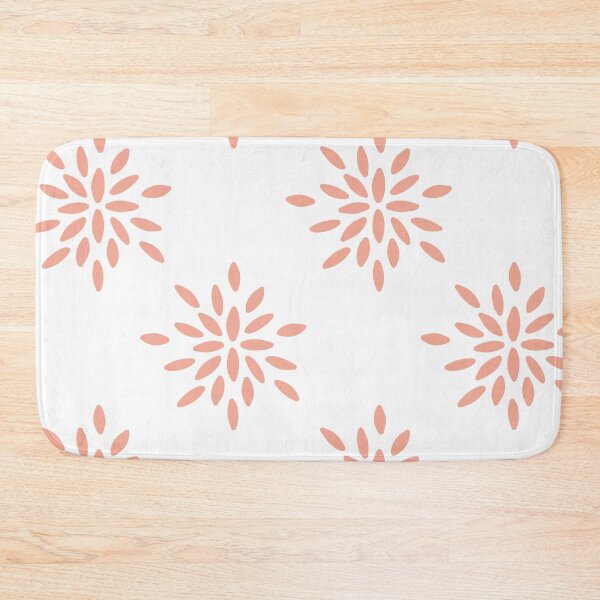 Item preview, Geometric flower pattern pink designed and sold by Gabba Delgado.