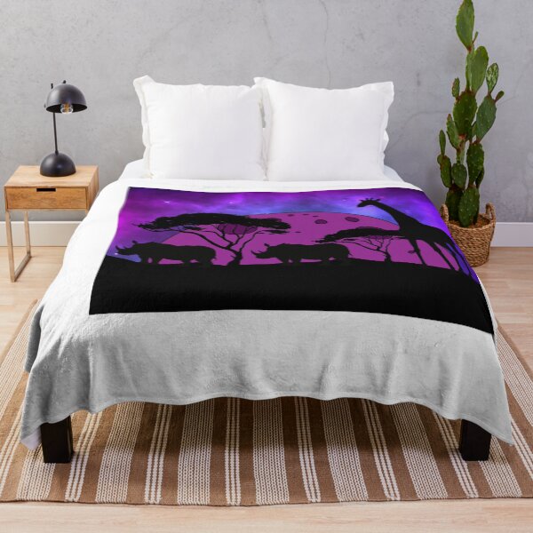 Item preview, Retro Vintage Sunset Africa At Night designed and sold by flofin.