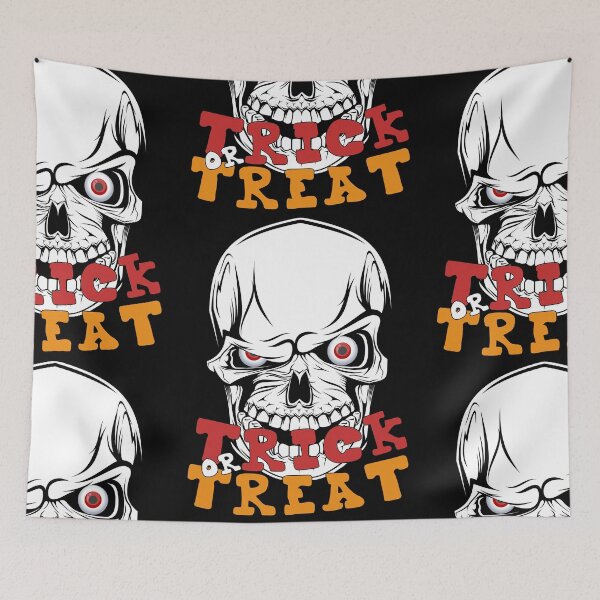 Item preview, Trick or Treat Halloween Skull designed and sold by 133DandC.