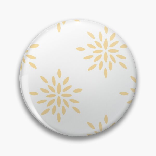 Item preview, Geometric flower pattern yellow designed and sold by Gabba Delgado.