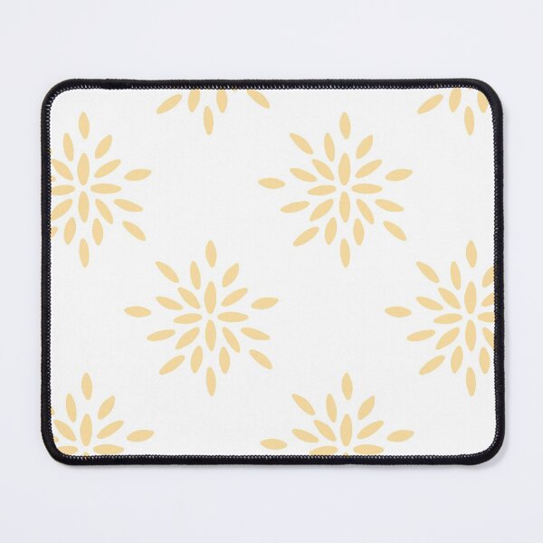 Item preview, Geometric flower pattern yellow designed and sold by Gabba Delgado.