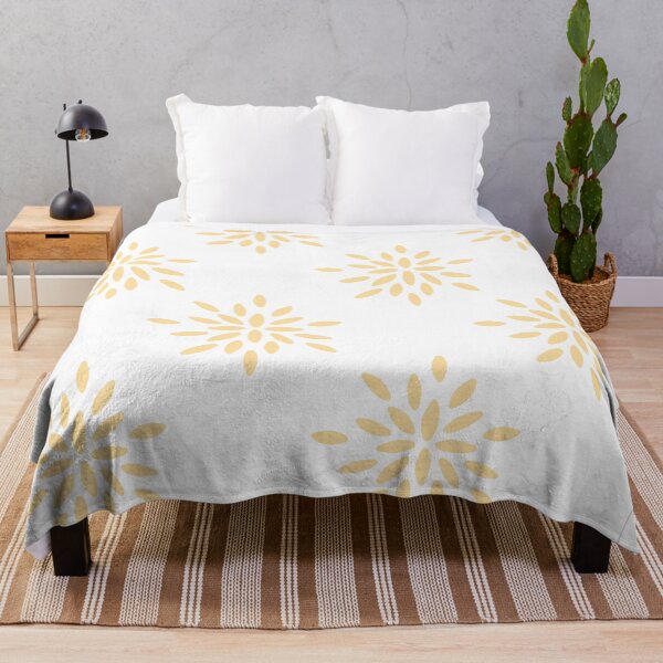 Item preview, Geometric flower pattern yellow designed and sold by Gabba Delgado.