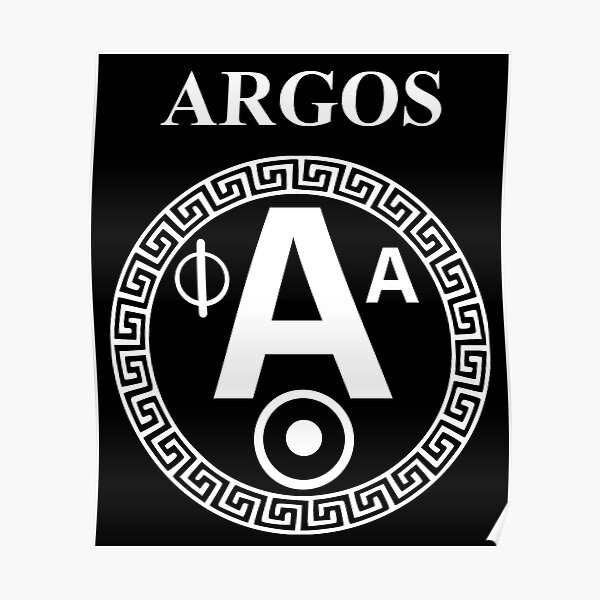 "Argos Ancient Greek CityState Shield" Poster by WarlordApparel