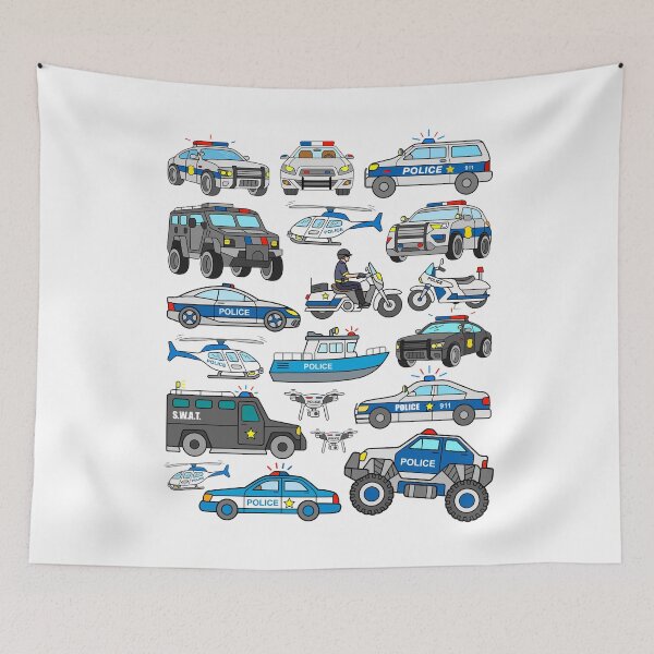 Item preview, Police Cop Car designed and sold by samshirts.