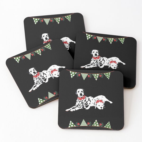 Item preview, Christmas with Dalmatians designed and sold by jamiebertone.